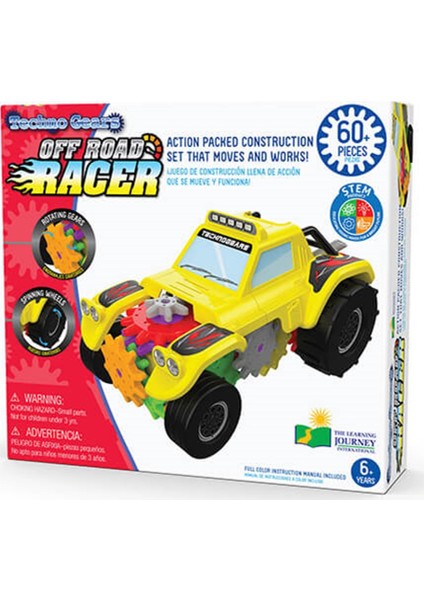 The Learning Journey Stem Serisi 60 Parça Çarklarla Off Road Yarış Arabası
