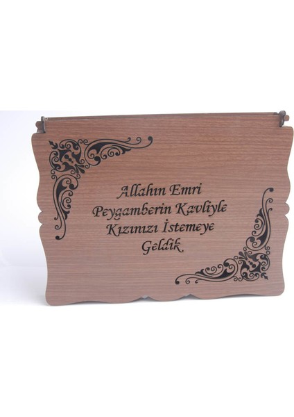 Ahşap Kız İsteme Kutusu