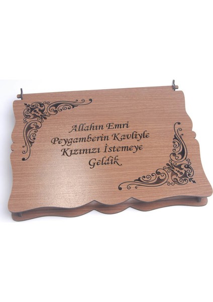 Ahşap Kız İsteme Kutusu