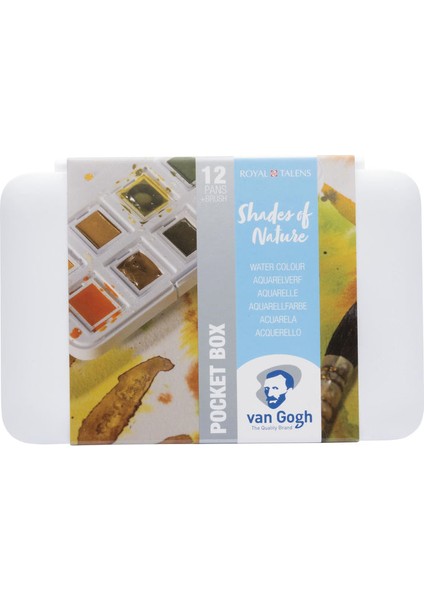 Van Gogh Tablet Sulu Boya Seti 12 Renk Shades Of Nature
