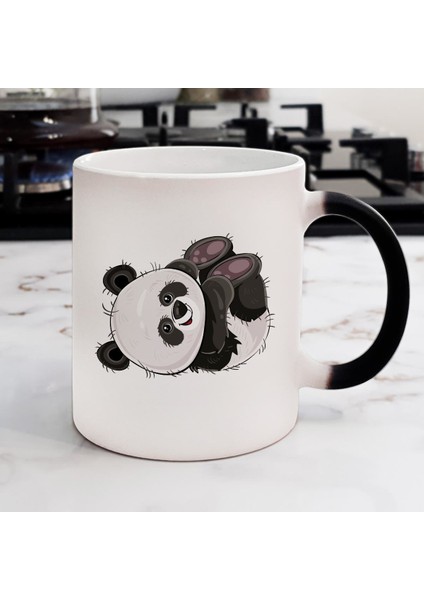 Sevimli Panda Sihirli Kupa Bardak