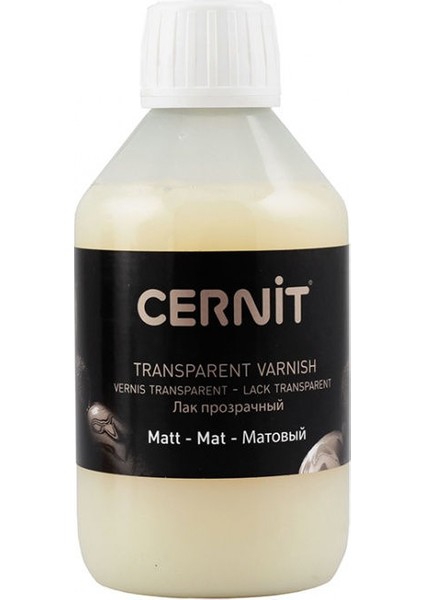 Transparent Varnish Polimer Kil Verniği Mat 250 ml.
