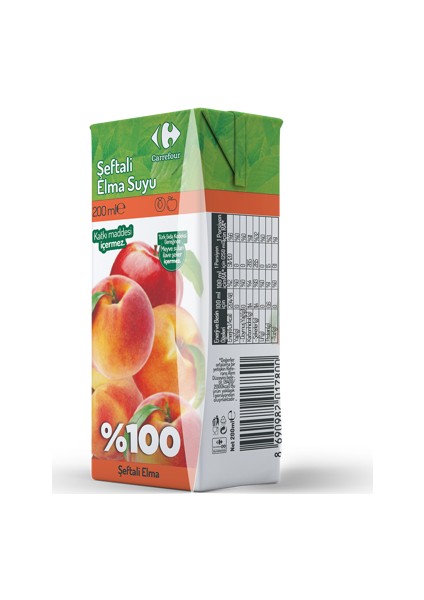 %100 Karışık Meyve Suyu 200 ml