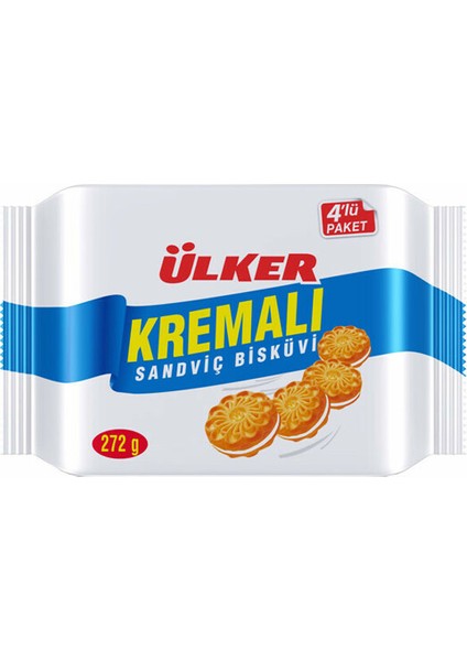 Kremalı Bisküvi 4'lü 272 g