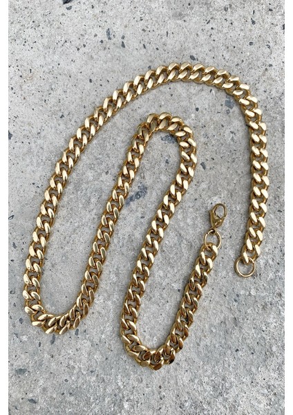 Gold Chain 6mm Zincir.