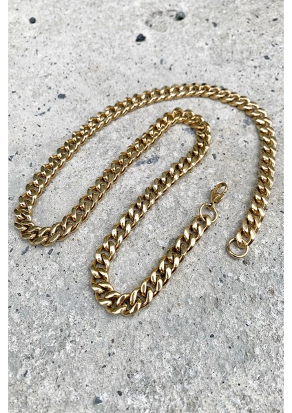 Gold Chain 6mm Zincir.
