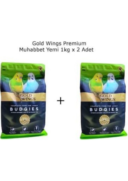 Muhabbet Kuşu Yemi 1kg x 2 Adet