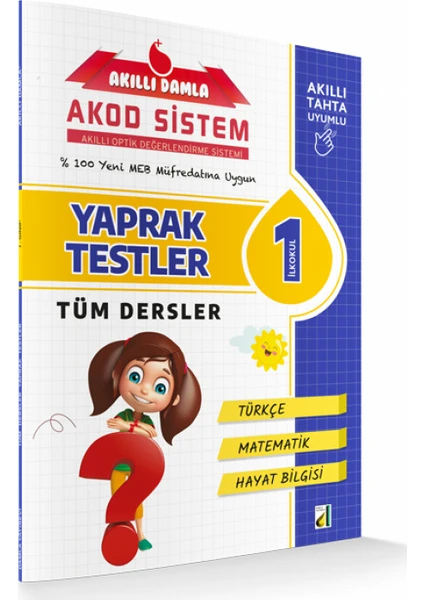 Damla Yayınevi Akıllı  Tüm Dersler Yaprak Testler - 1. Sınıf