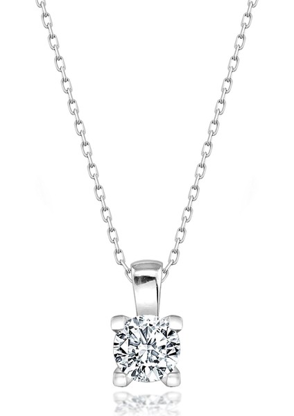 Swarovskı Tek Taş Kolye 05