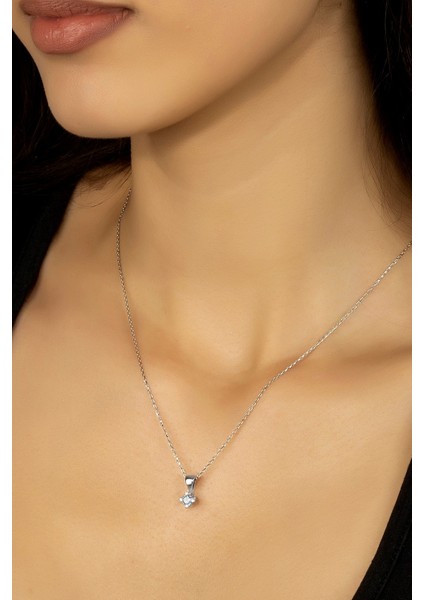 Swarovskı Tek Taş Kolye 17 fiyatları