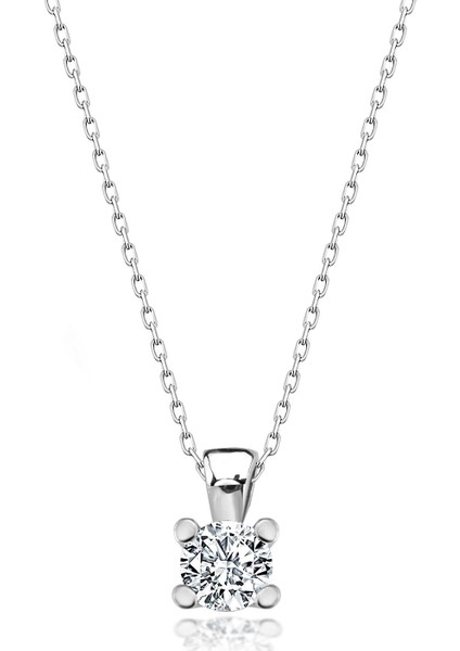 Swarovskı Tek Taş Kolye 04