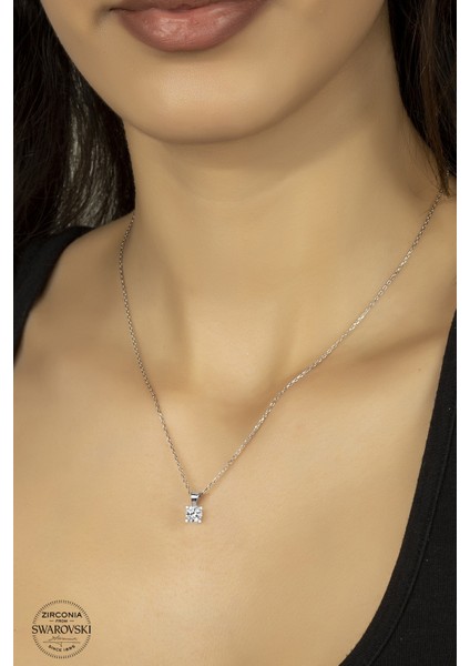 Swarovskı Tek Taş Kolye 04 fiyatları