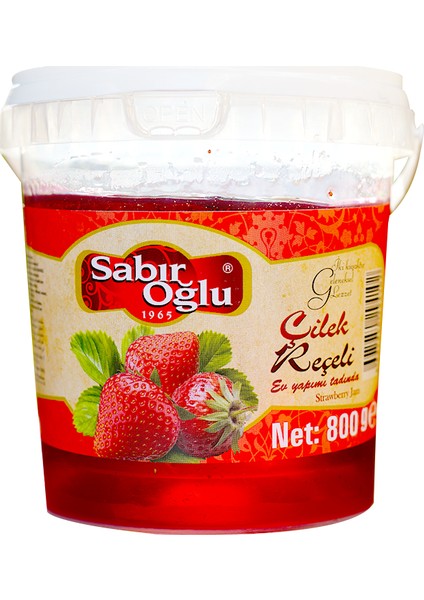 800 gr Reçel Pls Kova Çilek