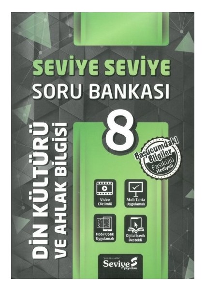 Seviye Yayınları 8.Sınıf Din Kültürü ve Ahlak Bilgisi Soru Bankası