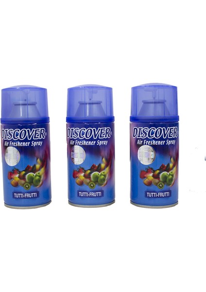 Dıscover Tutti Frutti Oda Kokusu 320 ml x 3 Makinaya Uyumlu Sprey