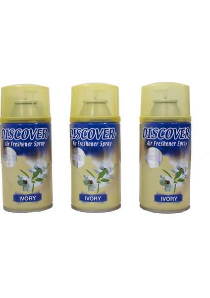 Dıscover Ivory Oda Kokusu 320 ml x 3 Makinaya Uyumlu Sprey