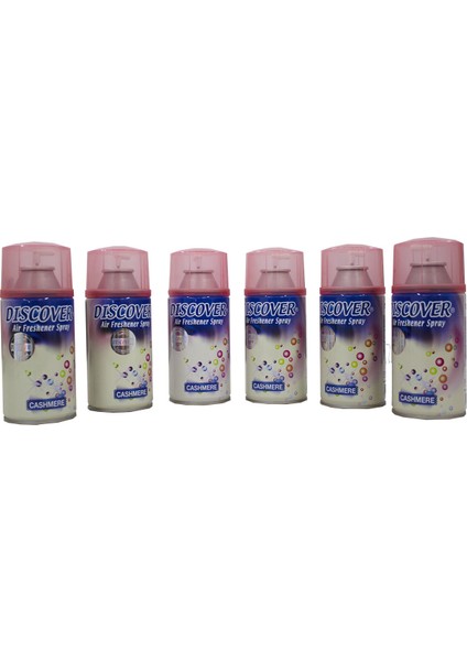 Dıscover Cashmere Oda Kokusu 320 ml x 6  Makinaya Uyumlu Sprey