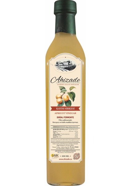 Kayısı Sirkesi - 500 ml