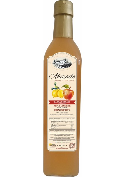 Elma (Limonlu) Sirkesi - 500 ml