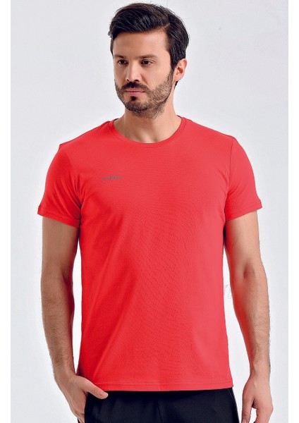 T-Shirt Bisiklet Yaka Pamuk Marvin M
