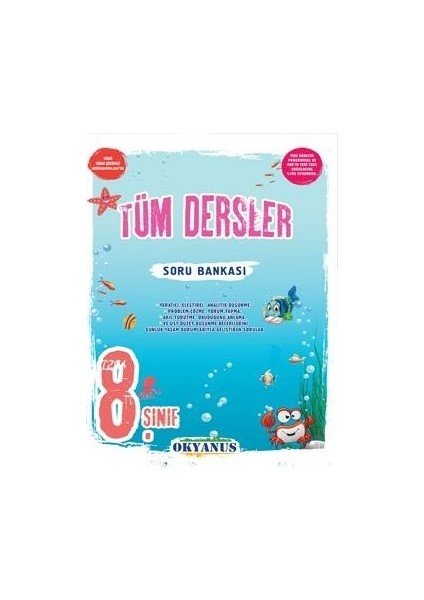 Okyanus Yayınları 8. Sınıf Tüm Dersler Soru Bankası