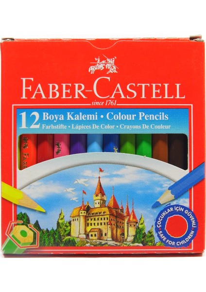 Karton Kutu Boya Kalemi 12 Renk Yarım ve Tam Boy 2'li fiyatları