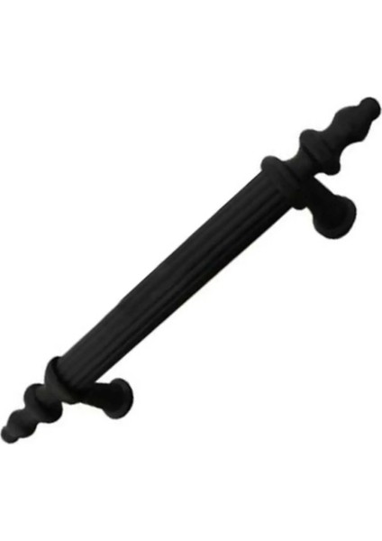 Kumru Boy Kulp Mat Siyah 128 mm Dolap Vestiyer