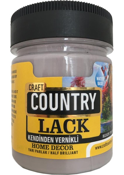 Kedinden Vernikli Lack Hobi Boyası 120 cc 4025 Siyah Orkide