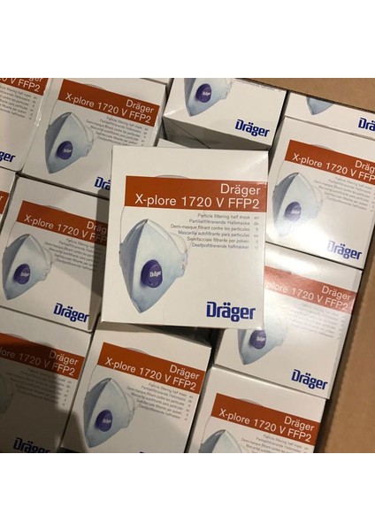 Drager 1720 V Ffp2 Ventilli Toz Maskesi (10 Adet)
