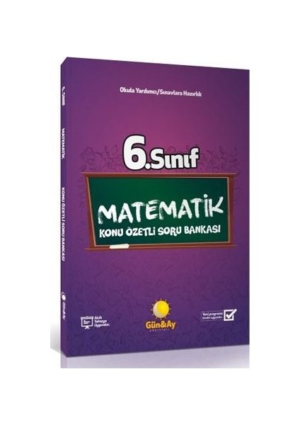 Gün&Ay Yayınları 6. Sınıf Matematik Konu Özetli Soru Bankası