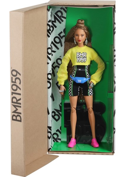 BMR1959 Koleksiyon Barbie Bebeği, Şortlu - Uzun Saçlı GHT91