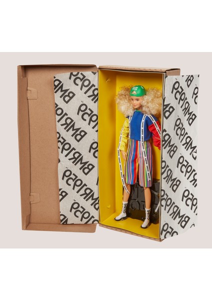 BMR1959 Koleksiyon Barbie Bebeği, Şapkalı - Kıvırcık Saçlı GHT92
