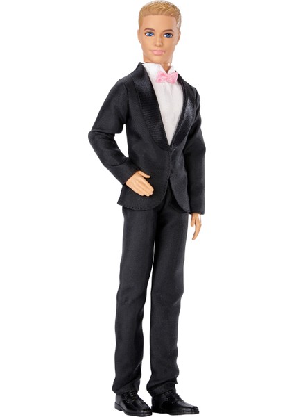Smokinli Ken Damat Bebek Sarı Saçlı DVP39