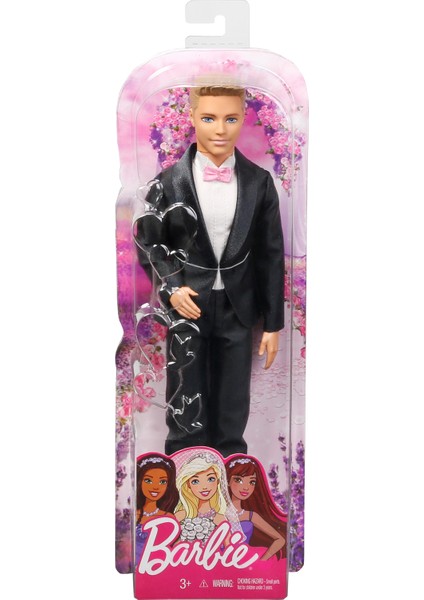 Smokinli Ken Damat Bebek Sarı Saçlı DVP39