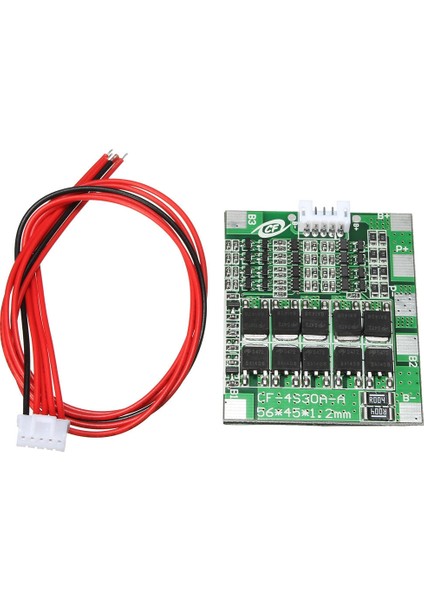 4S 30A 14.8V Bms Li-Ion Lityum 18650 Pil Polimer Pcb Koruma Devre Denge Bms 4s Pcm Şarj Dengeleme