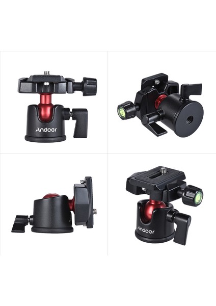 Mini Top Kafa Ballhead Masa Tripod Standı Adaptörü