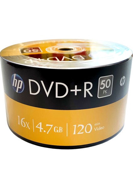 Hp Boş Dvd+R 16X 4.7gb 50'li Boş DVD