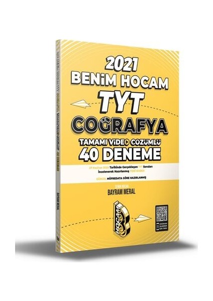 TYT 2021 Coğrafya Tamamı Video Çözümlü 40 Deneme Sınavı