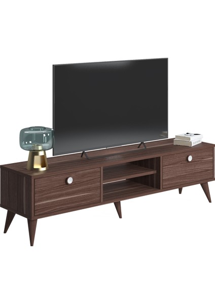 Vega Tv Ünitesi Iki Kapaklı Yüksek Ayaklı Ceviz fırsatları