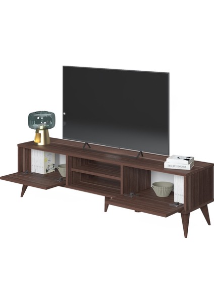 Vega Tv Ünitesi Iki Kapaklı Yüksek Ayaklı Ceviz indirimleri