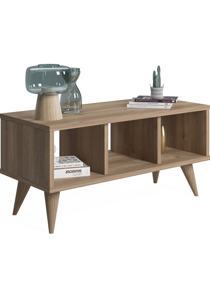 Nona Üç Bölmeli Orta Sehpa Meşe indirimleri