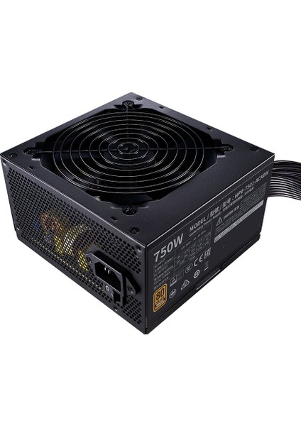 Cooler Master MWE 750W 80+ Bronze 2 x EPS Aktif PFC 120 mm Fanlı PSU (MPE-7501-ACABW-BEU)