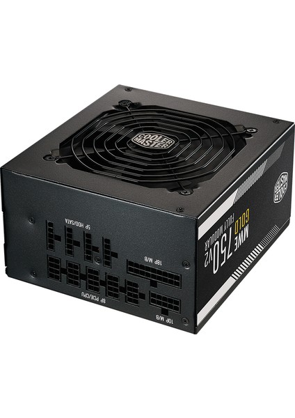 Cooler Master MWE 750W 80+ Gold Full Modüler 2 x EPS 120 mm Fanlı PSU (MPE-7501-AFAAG-EU)