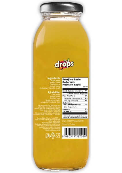 Yellow Smoothie 250 ml