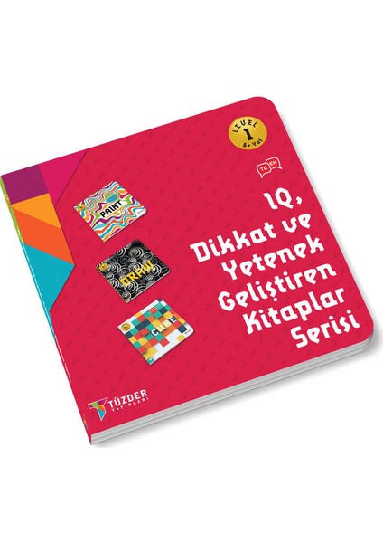 6+ Yaş Level 1- IQ Dikkat ve Yetenek Geliştiren Kitaplar Serisi