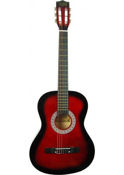 Klasik Gitar Öğrenci Kırmızı Sesenta SSC38RB