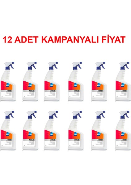 Af Alkol Bazlı Yer ve Yüzey Dezenfektanı 12 Adet fiyatları