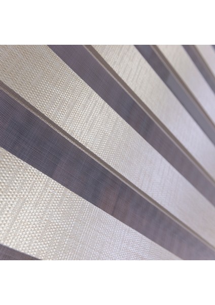 Zebra Perde Krem Kalın Hasır Bamboo 80 x 200 cm