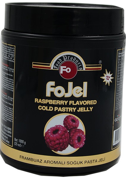 Fo Frambuaz Aromalı Soğuk Pasta Jeli 1 kg