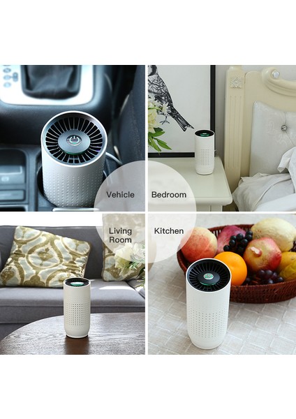 Akıllı Sensör Mini Hava Temizleyici Otomatik Hız Ayarlı USB (Yurt Dışından)